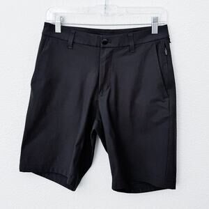 [Lululemon] Obisidian Black Commission Classic Fit Warpstreme 9" Shorts Size 28